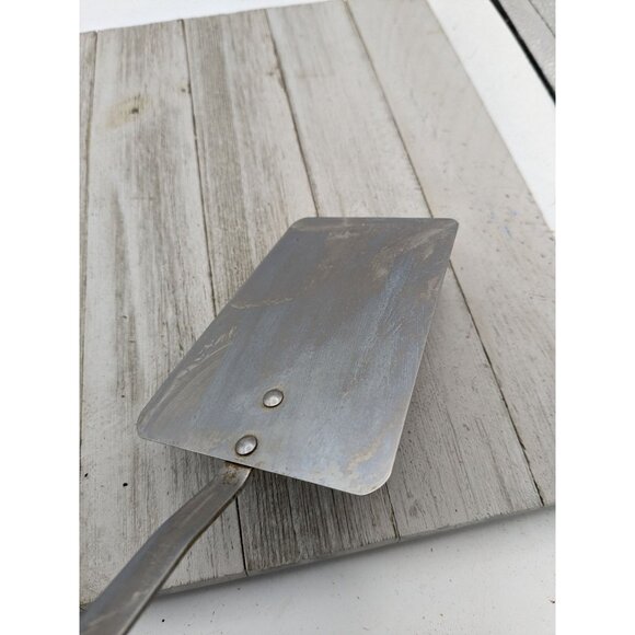 Flint Arrowhead Stainless Steel Long Turner Spatula 13 1/2" Solid Black USA - Picture 8 of 8